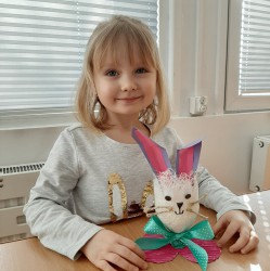 MIĘDZYPRZEDSZKOLNY KONKURS PLASTYCZNY ,,WIELKANOCNY ZAJĄCZEK"