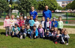 SPOTKANIE Z TRENERAMI PIŁKI NOŻNEJ Z "AKADEMII KRECIKA"